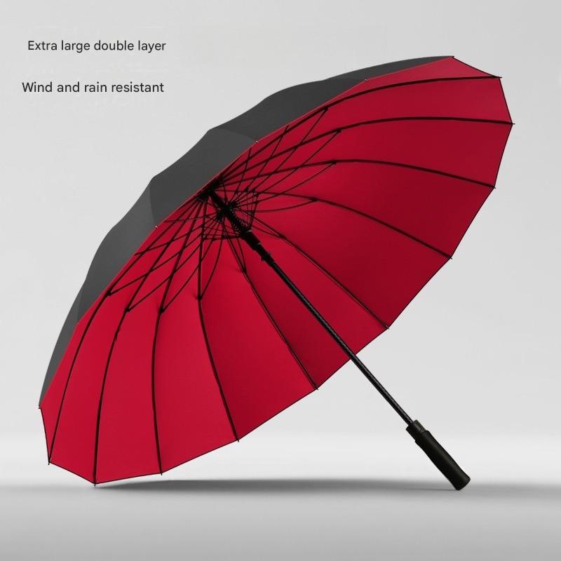 30 Inch 16 Ribs Automatic Doub - Golf Umbrella ulasan dan harga