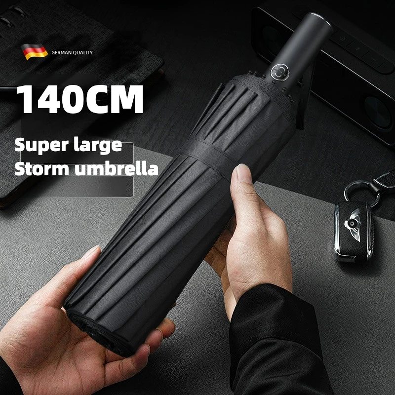 Super Large 140CM Automatic Fo - Golf Umbrella Large ulasan dan harga