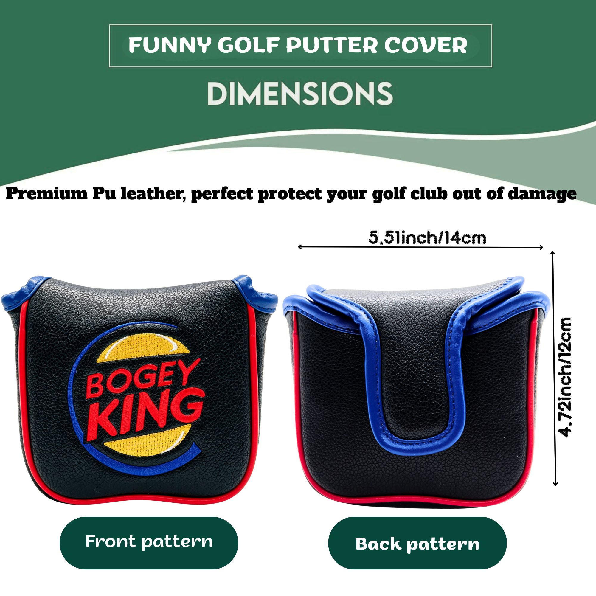 Funny Bogey King Golf Headcove - Golf Tees ulasan dan harga
