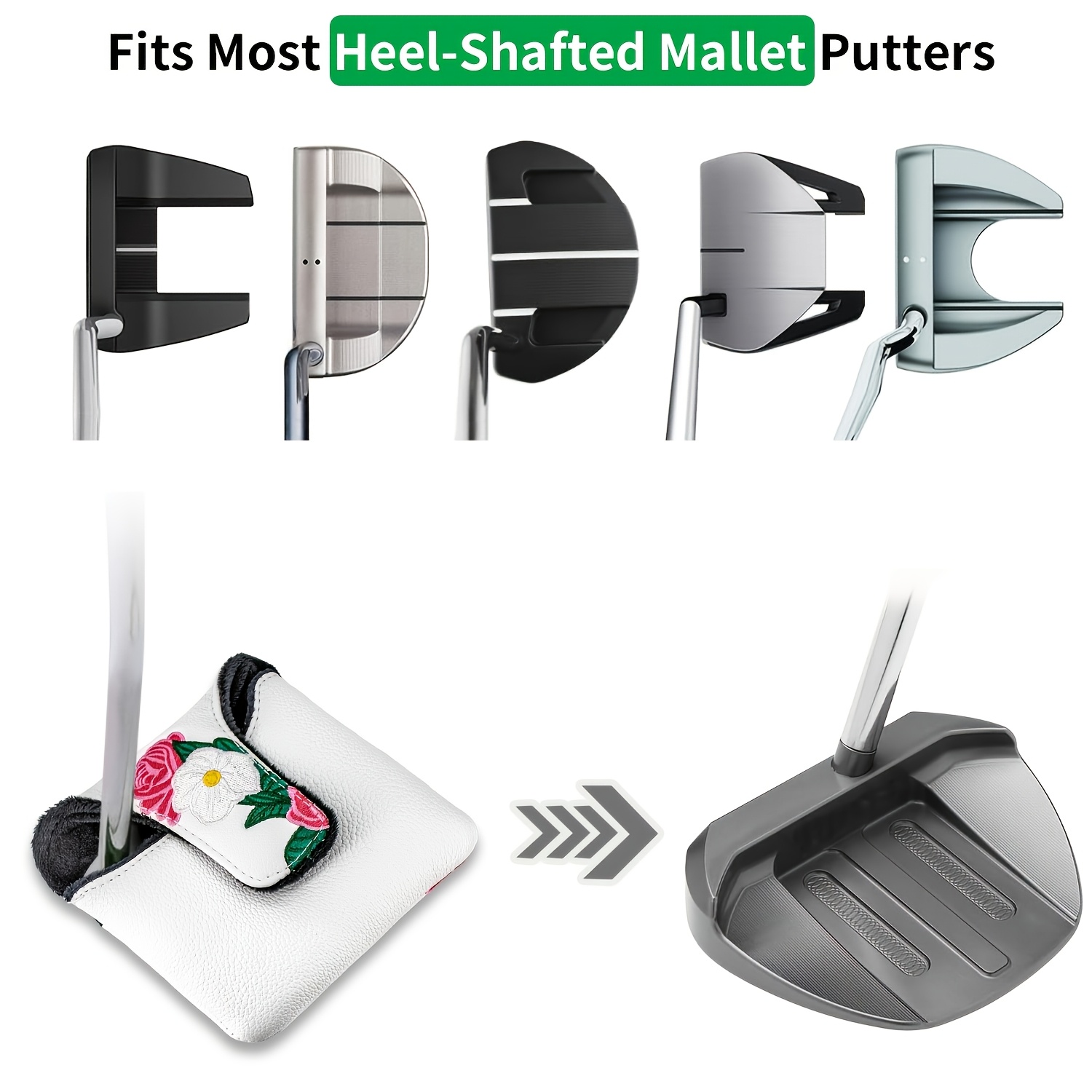 1pc Magnetic PU Golf Putter Co - Golf Tees ulasan dan harga