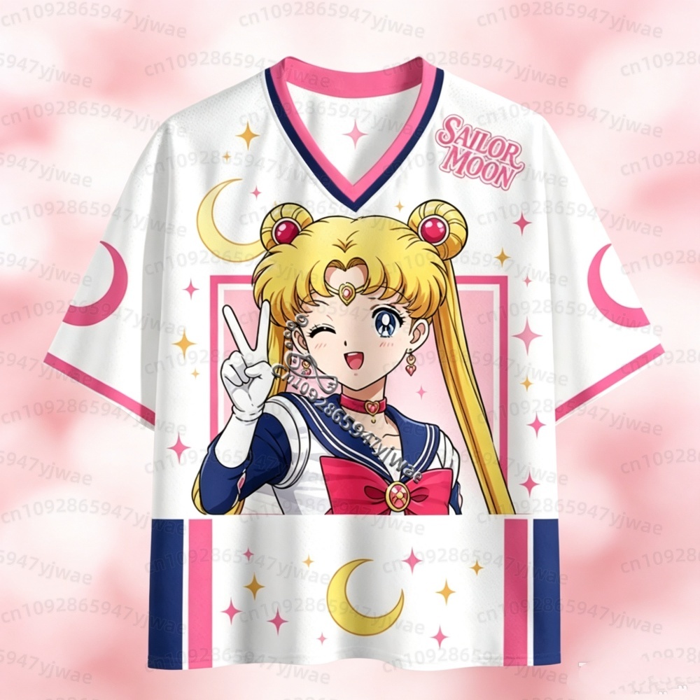 26 Sailor Moon Anime Mesh Jers - Golf Tees ulasan dan harga