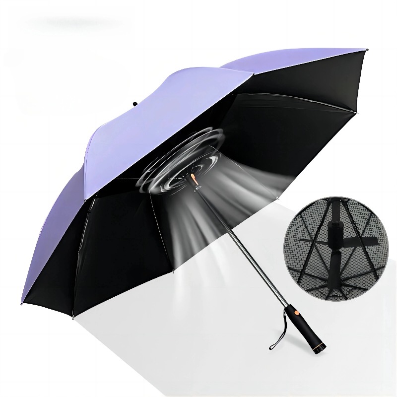우산 Reinforcement Long Handle U - Golf Umbrella Large ulasan dan harga